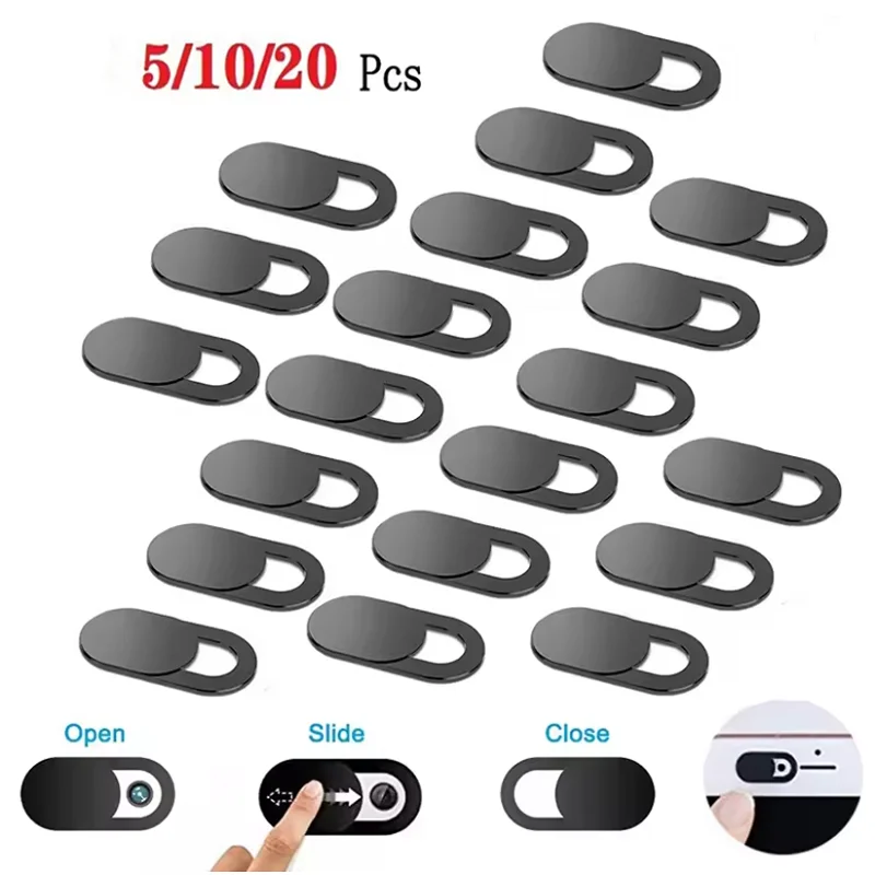 

10/5pcs Sliding Webcam Cover Laptop Camera Cover Slider Phone Antispy For iPad PC Macbook Tablet lenses Privacy Sticker