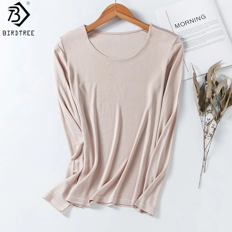 birdtree-sous-vetement-uni-en-30-soie-veritable-hauts-doux-et-ajustes-a-manches-longues-et-col-rond-pour-femme-nouveaute-basiques-automne-hiver-2026-t67420jf
