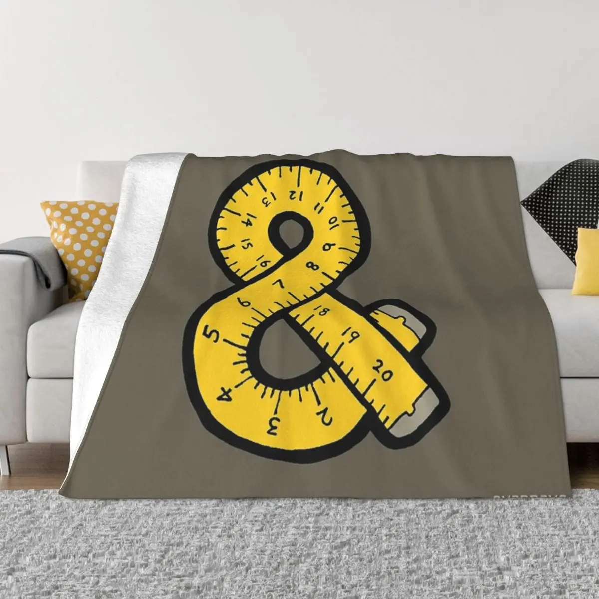 Ampersand Measuring Tape Four Seasons Universal Blanket Air-Conditioned Room Can Be Laid Halloween Gifts