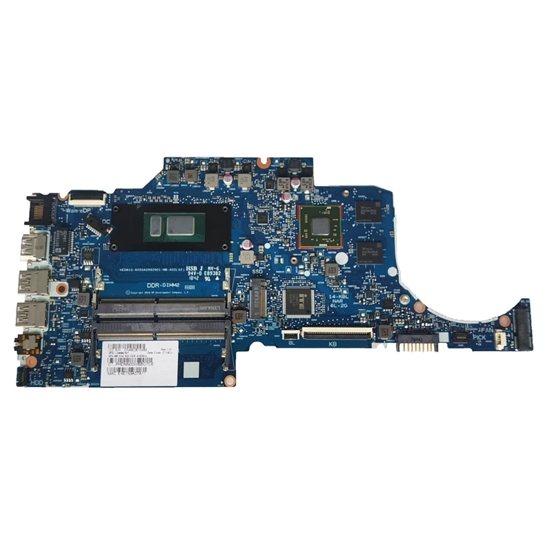 

L24454-601 используется для ноутбука 14-CF материнская плата 6050A2992901-MB с I5-8250U + Radeon 530 2GB GPU DDR4 100% протестирована