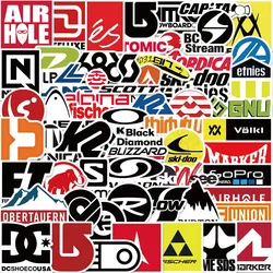 Paquete de pegatinas impermeables para exteriores, calcomanías con logotipo de marca para acampar, monopatín, portátil, teléfono, coche, bicicleta, nevera, bicicleta, 10/30/50 Uds.