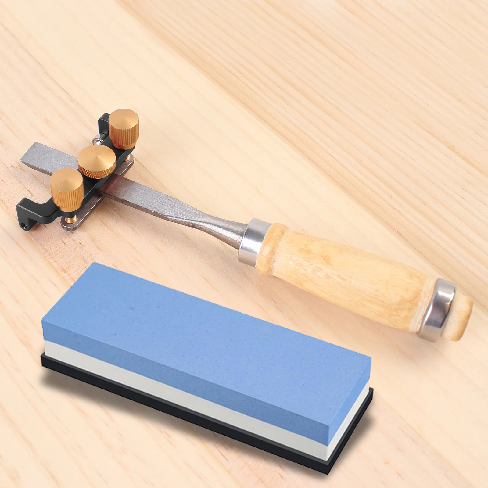 Precision Manual Sharpening Guide Fixed Angle Knife Sharpener Chisel & Plane Iron Honing Guide For Planer, Chisel, Carving Knife