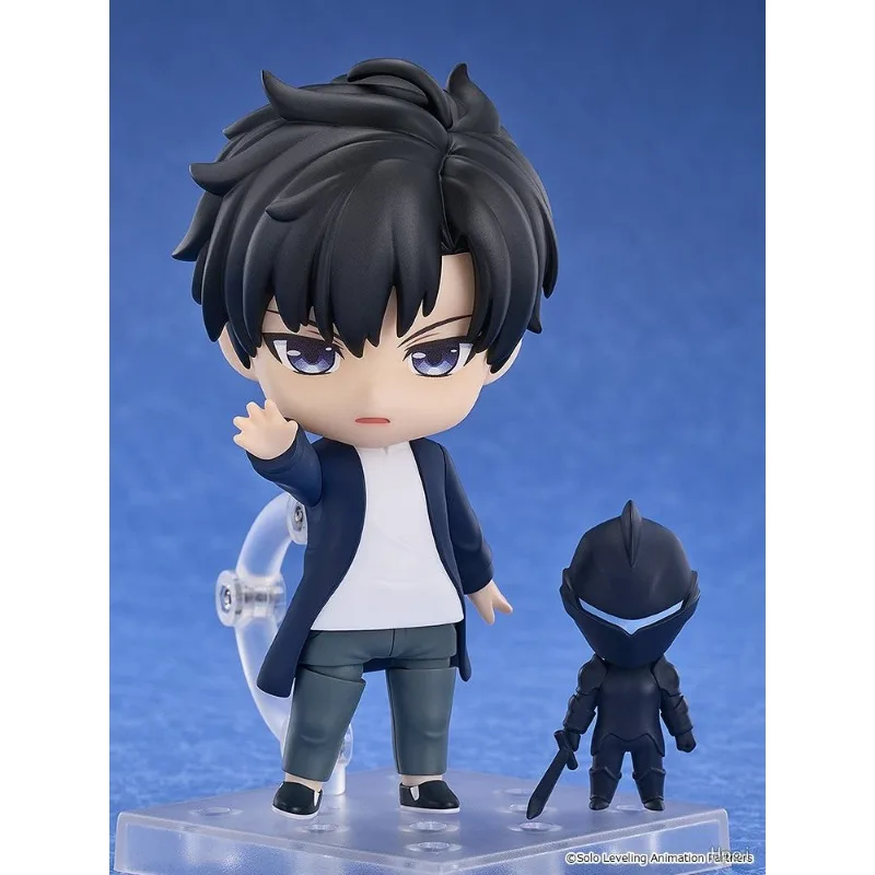GOEDE GLIMLACH BEDRIJF Echt NENDOROID Serie SOLO NIVEAU Anime Sung Jin Woo Model Speelgoed Beweegbaar Model Prachtige Speelgoed Collectibles