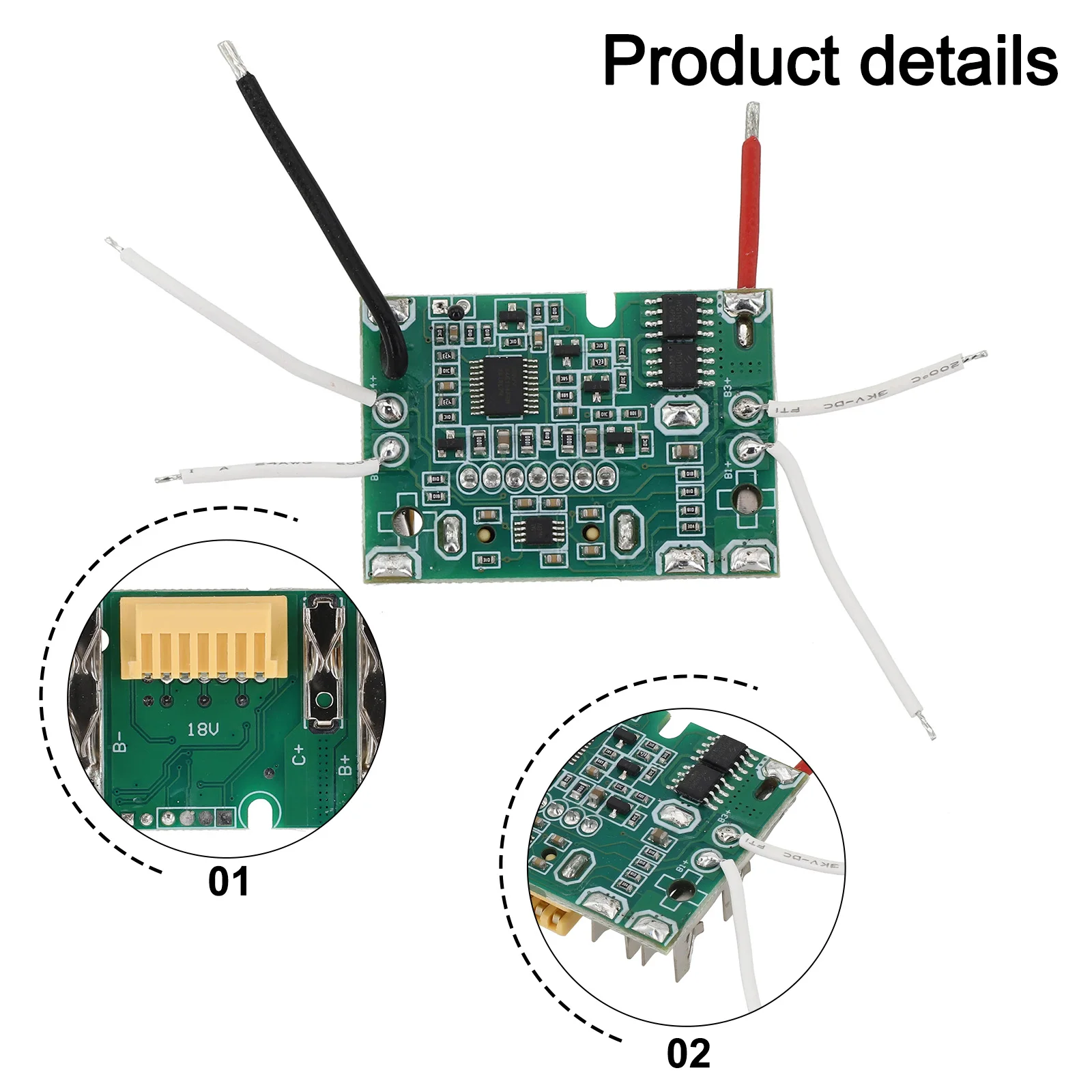 安全と信頼性を重視した電動工具向け18Vリチウム電池用スマート設計PCB回路基板