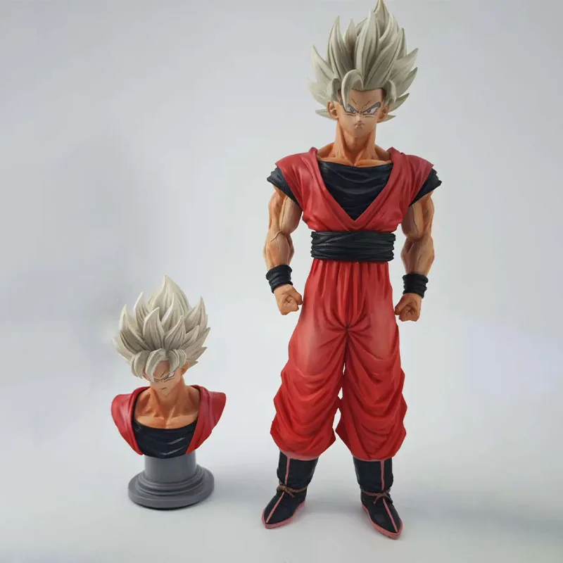 32cm Triple-Headed Dragon Ball Z SSJ2 Goku Action Figure - Super Saiyan PVC Collectible Statue Toy Gift Three Colors Available