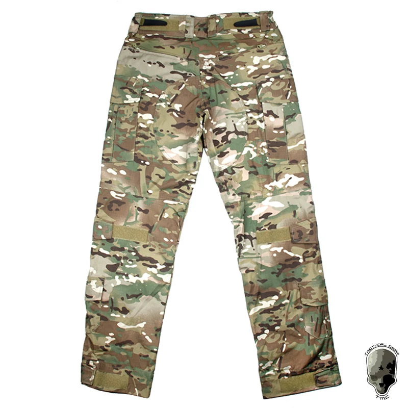 TMC Men G3 Pants Airsoft Combat Tactical Pants Camp Trousers with Knee Pads