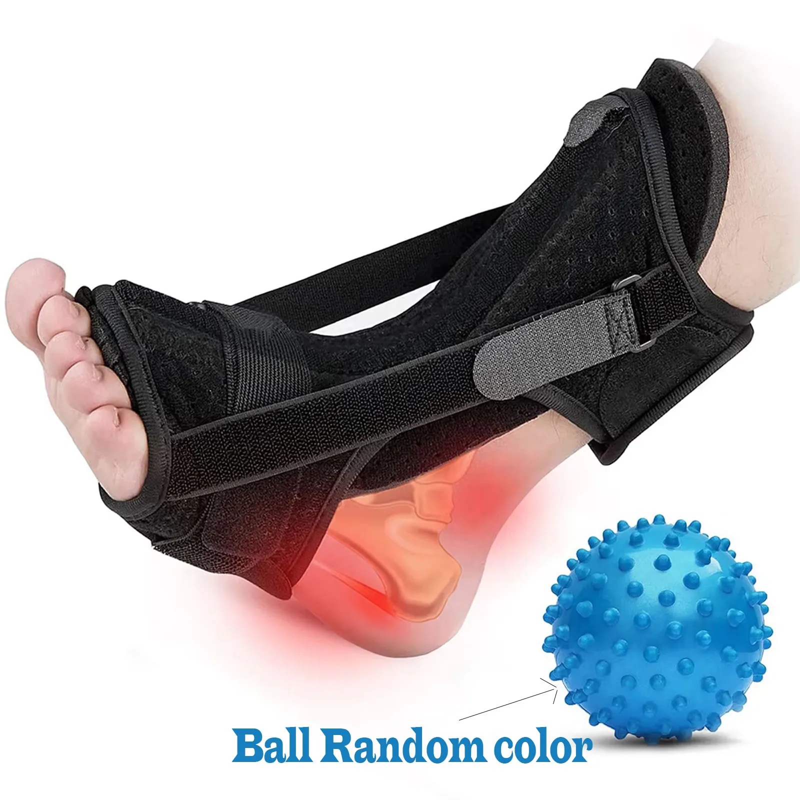 Plantar Fasciitis Night Splint Unisex Adjustable Foot Drop Orthotic Brace for Plantar Fasciitis & Achilles Tendonitis 2023