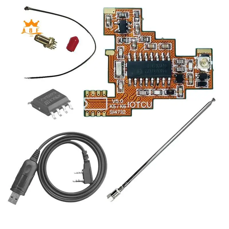 A08E-SI4732 V5.0 FPC Module+2M Chip+Antenna Full Kit For Quansheng UVK5 UVK6 Shortwave Full Band/Single Sideband Reception