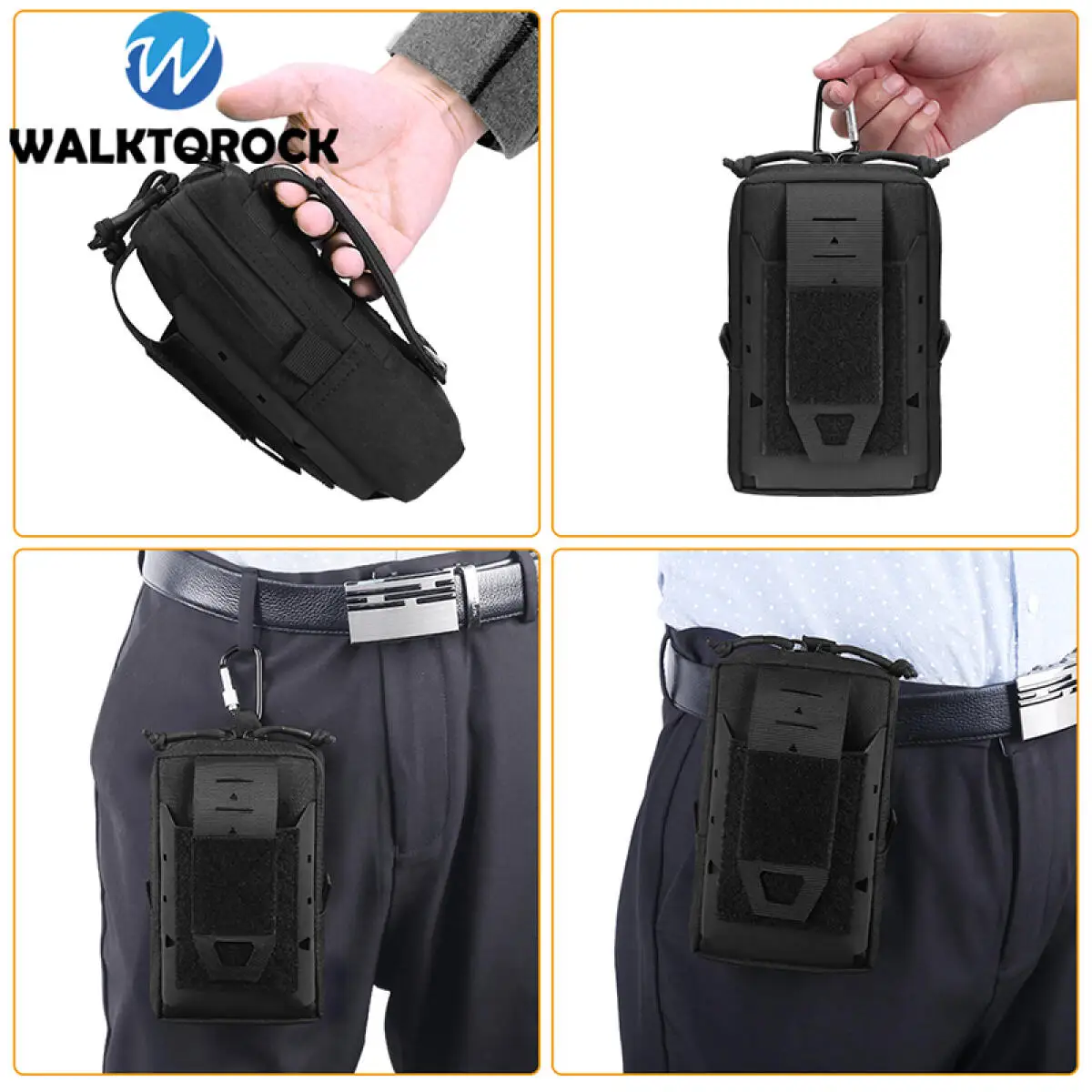 Men Tactical Molle Waist Bag Outdoor Hunting Vest Pack Purse Phone Case Backpack Accessory Bag Military Pouch Bag EDC Tool Pack