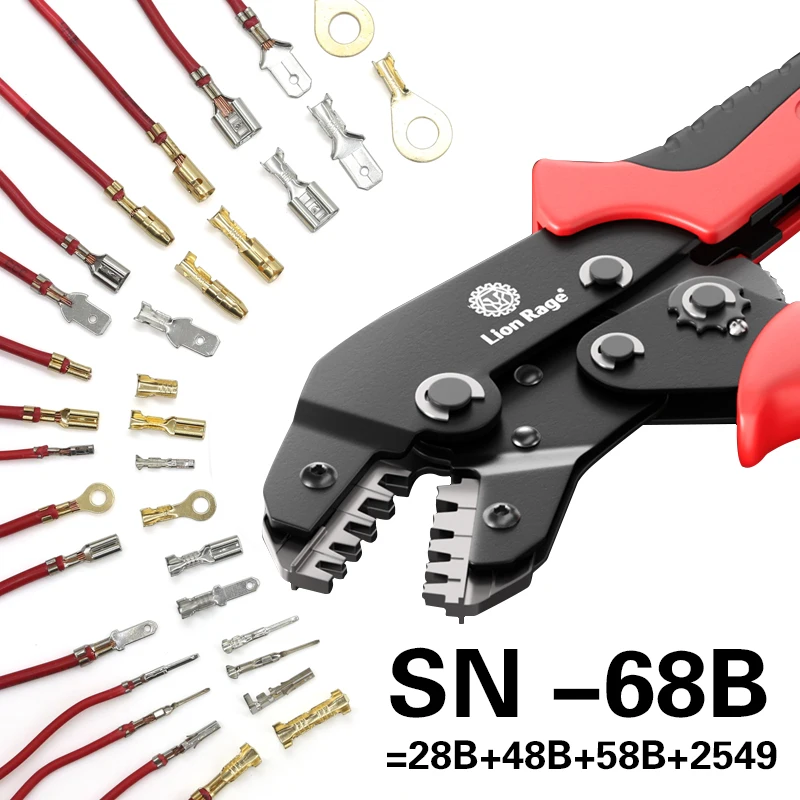 Crimpzange SN-28B 48B 58B Dupont XH2.54 KF2510 SM 2.54 3.96 TAB 2.8/4.8/6.3 Steckverbinder Elektrische Klemmen Min-Werkzeuge – Detail 8