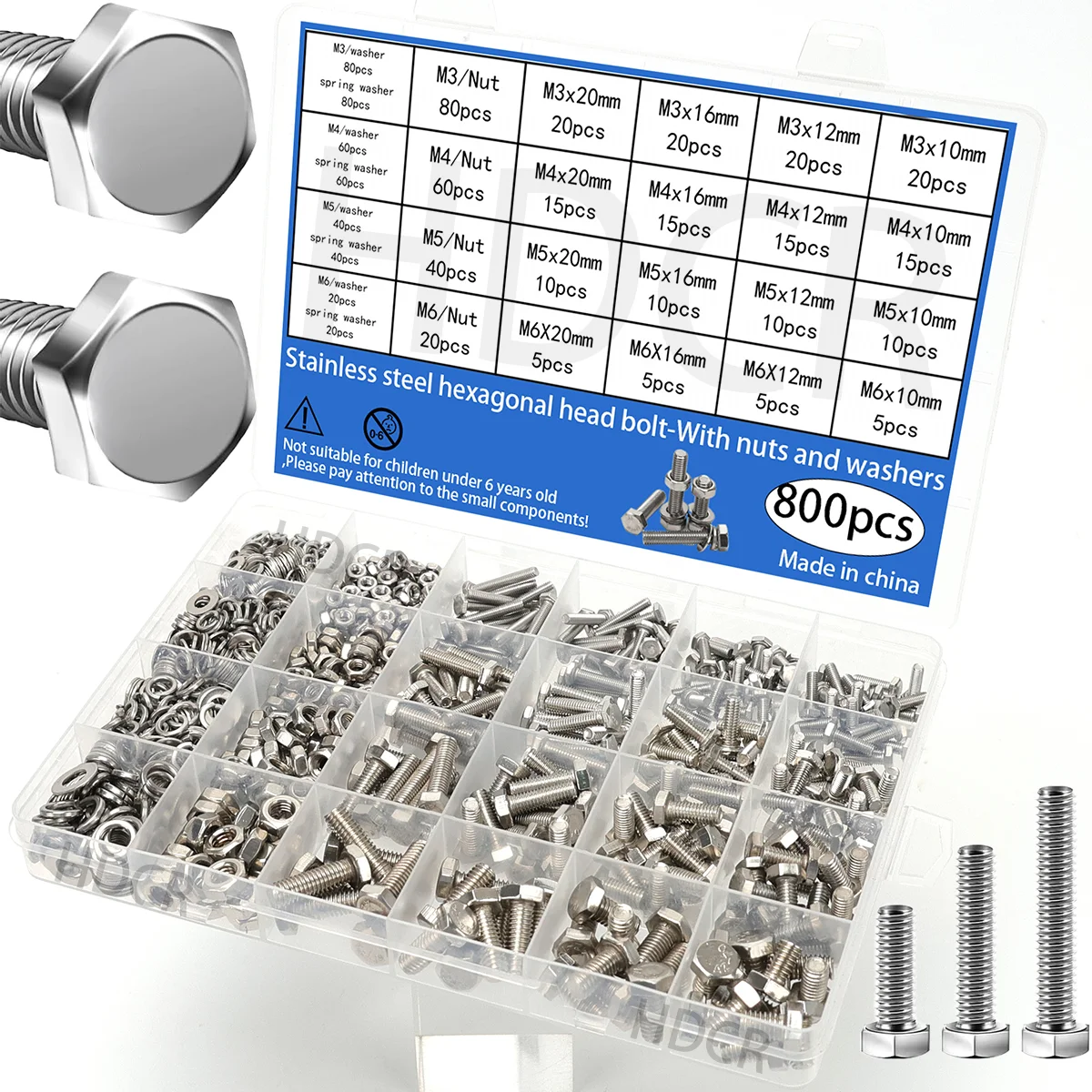 800Pcs/Stainless St…