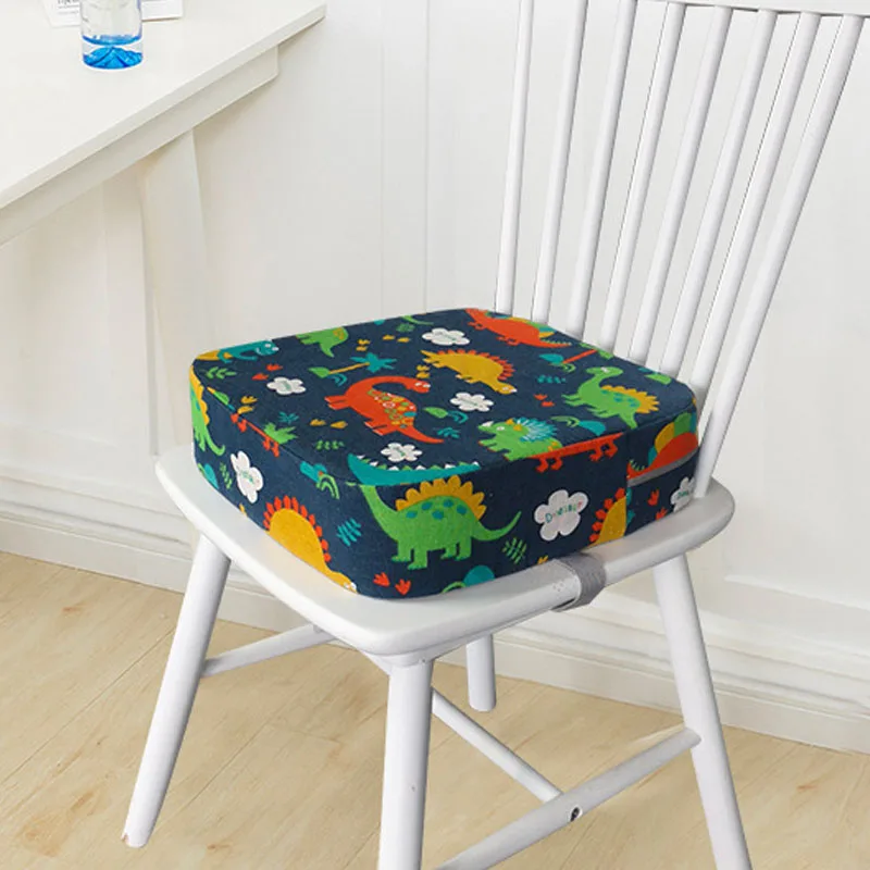 Cartoon Baby Stuhl Kissen Kinder Booster Sitz Pad Kinder Verdickt Wachstum Stuhl Esszimmer Kissen Abnehmbare Sicherheit Sitzkissen