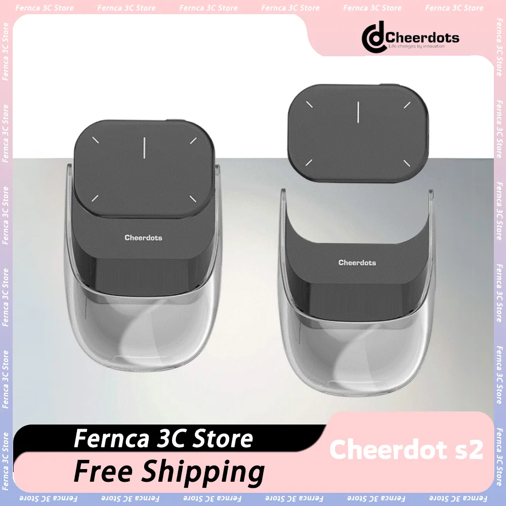 CheerTok Cheerdots 2 Detachable Air Mouse AI All-in-one Mobile Mouse Wireless Touchpad Laser Presenter Remote Control Custom