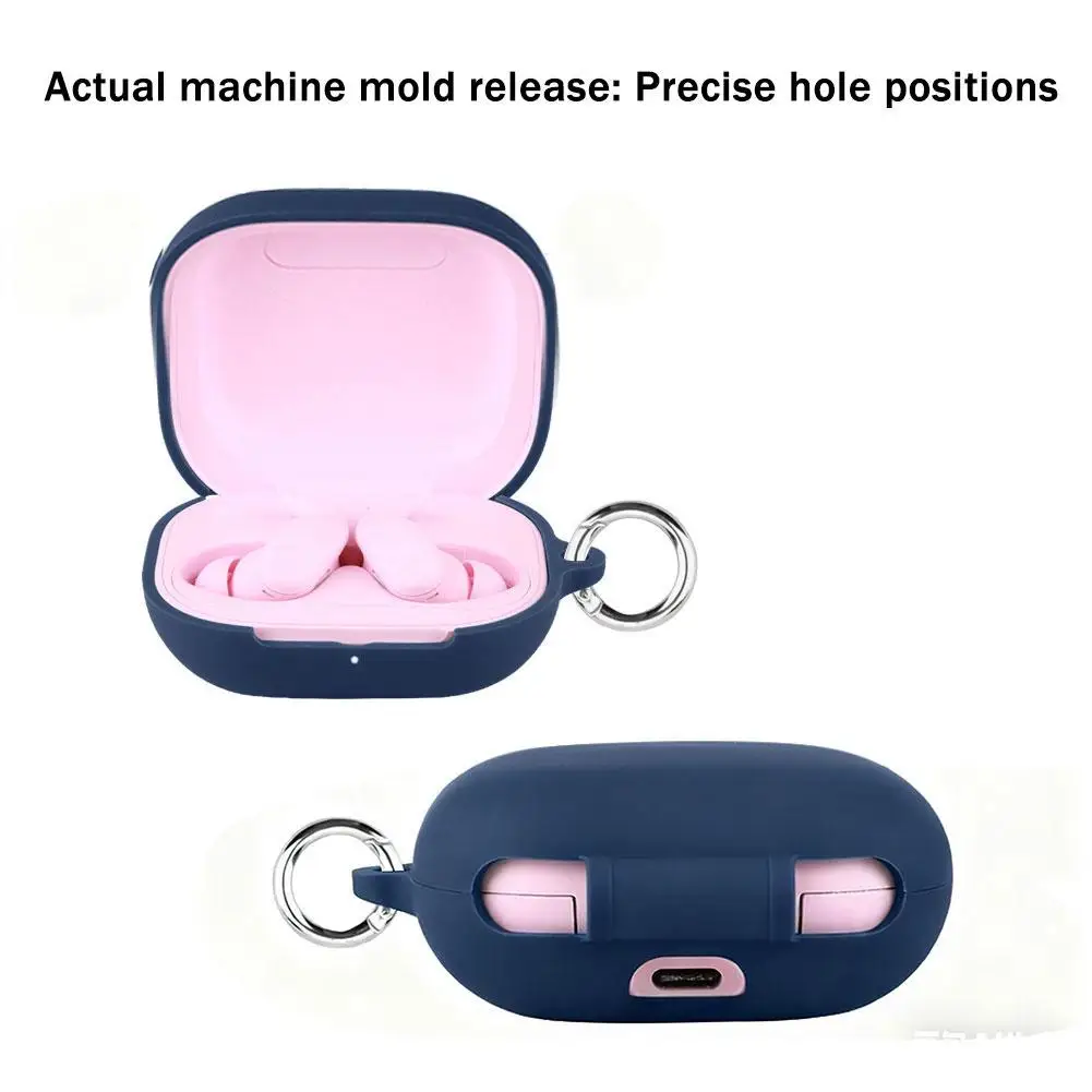 

For Powerbeats Fit Earphone Protective Case Soft Silicone Earphone Case Bag And Case Anti-slip Anti-fall Charging E7P6