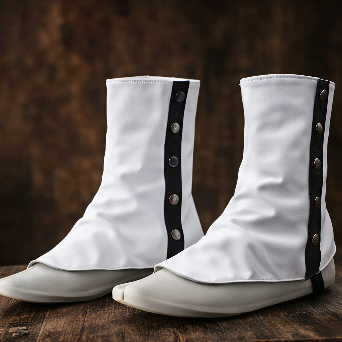 Picture 3: Retro Medieval Renaissance Boot Covers Men Women Vintage 19th Century Steampunk Leg Guards Pirate Cosplay Costume Props
