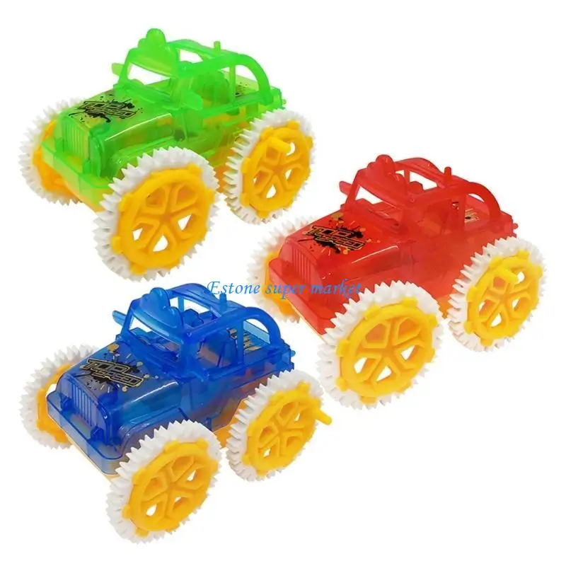 Coche camión 090B para niños, vehículos con motor fricción, tracción rotación 360 ​​grados, juguetes, camión, coche