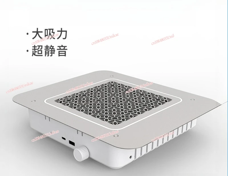 Nail art vacuum cleaner, large suction, no running ash dust removal filter, special embedded for nail art shop
