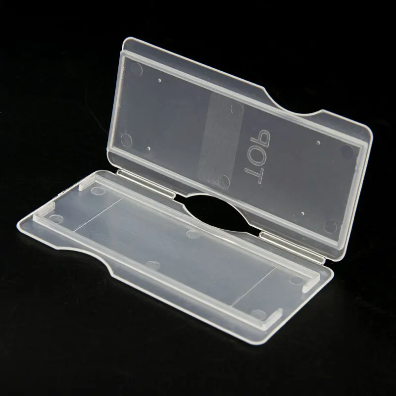 10 PCS Pathological Slides Storage Holder Box Slides Holder Case Plastic Microscope Slides Box
