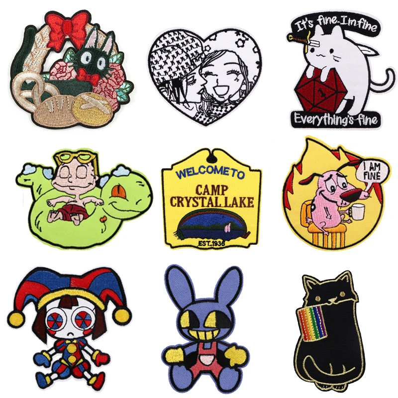 

Homegaga Patch for Clothing Cool Dragon Badges Iron On Patches Sewing Fabric Patch Stripes Diy Patch Sticker D2576