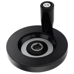 80 x10MM Lathe Milling Machine Hand Wheel CNC 3D Printer Handwheel Mechanical Removable Handle Lathe Round Machinery Accessories