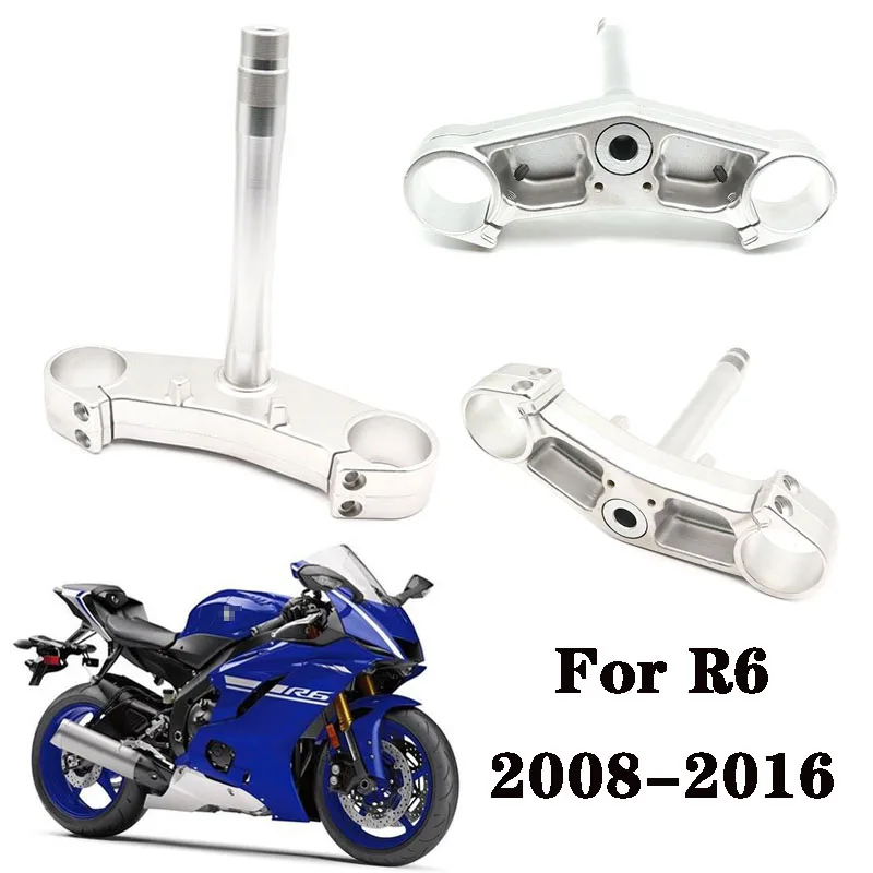 Handlebar Riser For Yamaha YZF R6 YZF-R6 2008-2016 2015 2014 2013 2011 Motorcycle Front Forks Clamp Lower Triple Tree Stem