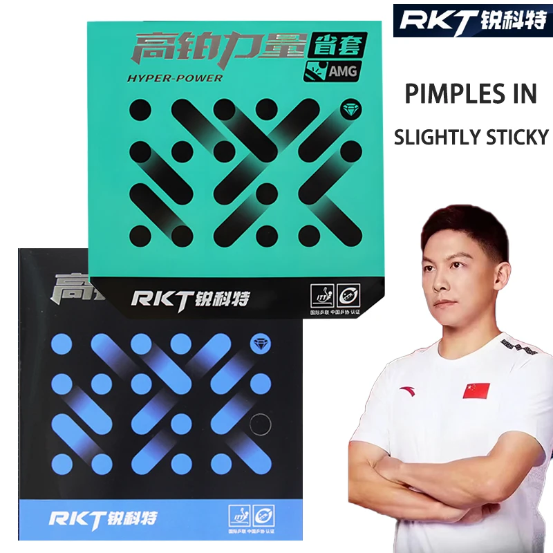 

Reactor Hyper Power Provincia Pips in Table Tennis Rubber Sheet Slightly Sticky Internal Energy Sponge ITTF Approved for Attack
