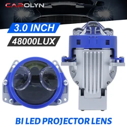 Carolyn Bi-led Lens 3.0 Inch Hella 260W LED Projector Headlight Lenses H4 H7 H1 H11 9005 LED Lamps 6000K Car Headlamp Re-Styling