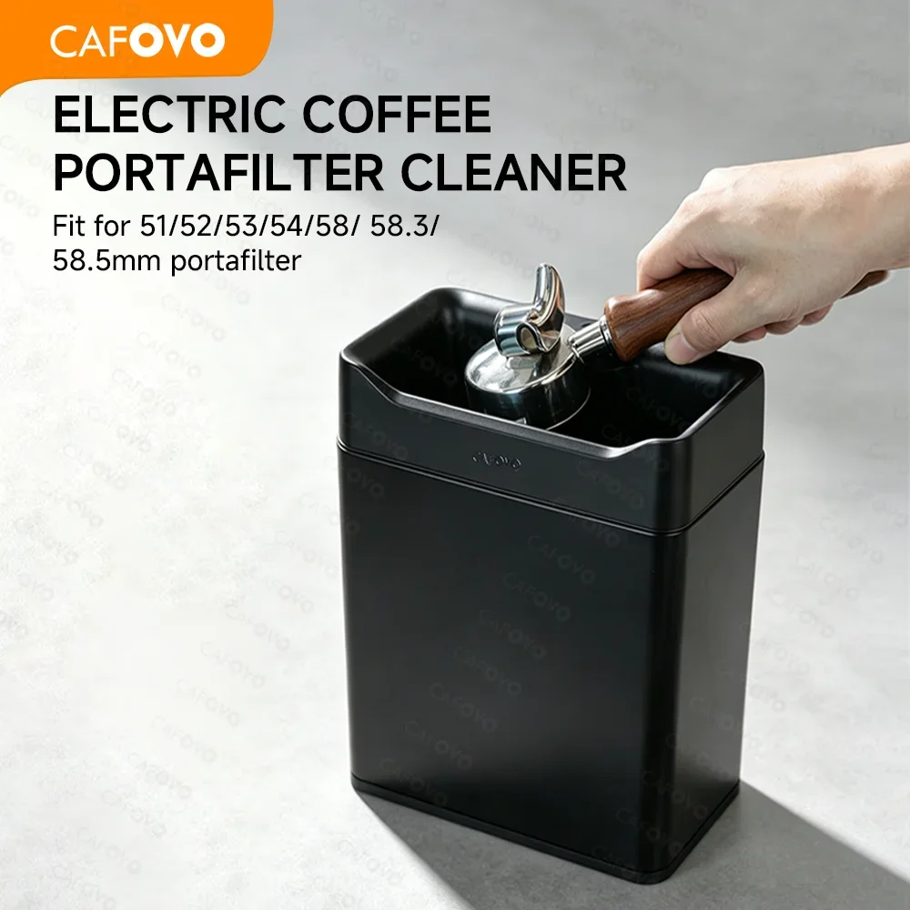 CAFOVO ECC21 Electric Coffee Portafilter Cleaner 6L Automatic Coffee Cleaner For 51/54/58mm Portafilter Cafe Espresso Tool