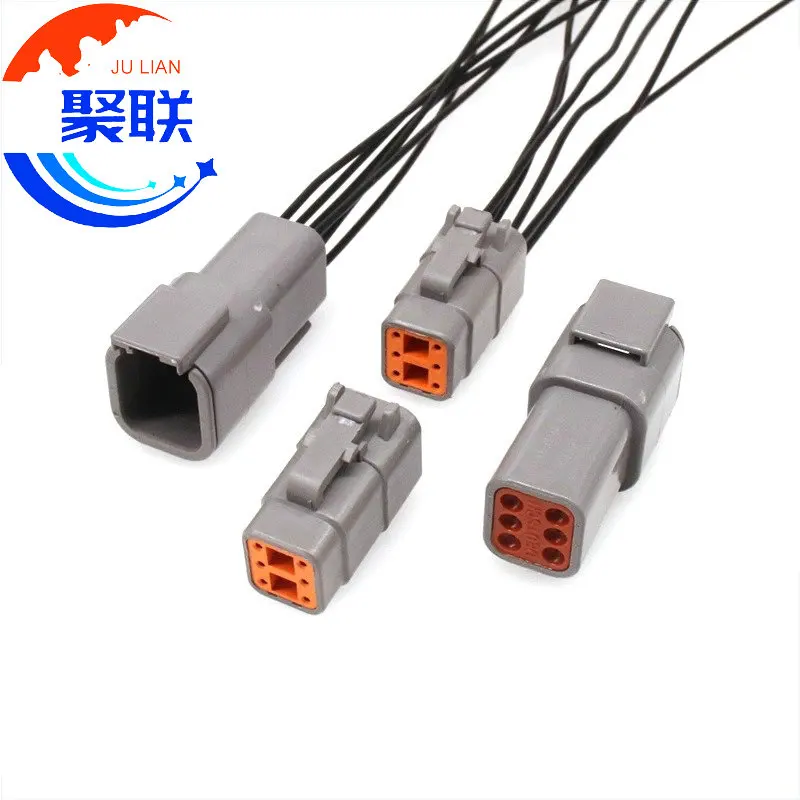 1Set 6Pin DTM06-6S …