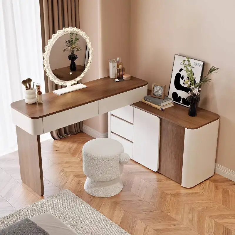 

Nightstand Shelves Vanity Desk Drawers Narrow Lounges Cabinet Dressing Table Lounges Modern Tocador Maquillaje Furnitures