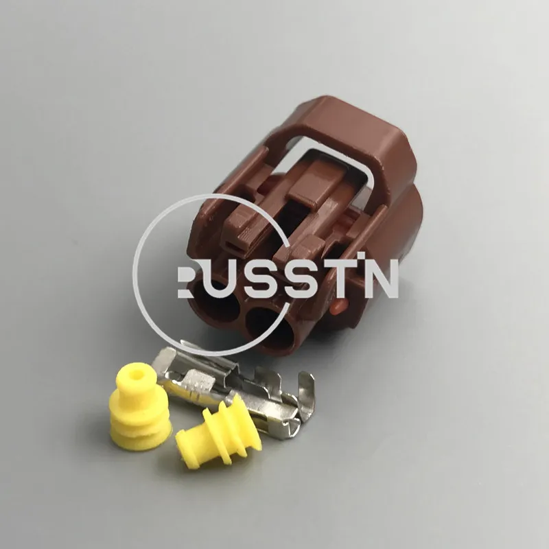 1 Set 2 Hole MT-090-2-special2R-F Automobile Connector Water Temperature Sensor Socket AC Assembly For Toyota Mazda 6189-0033 - Image 2