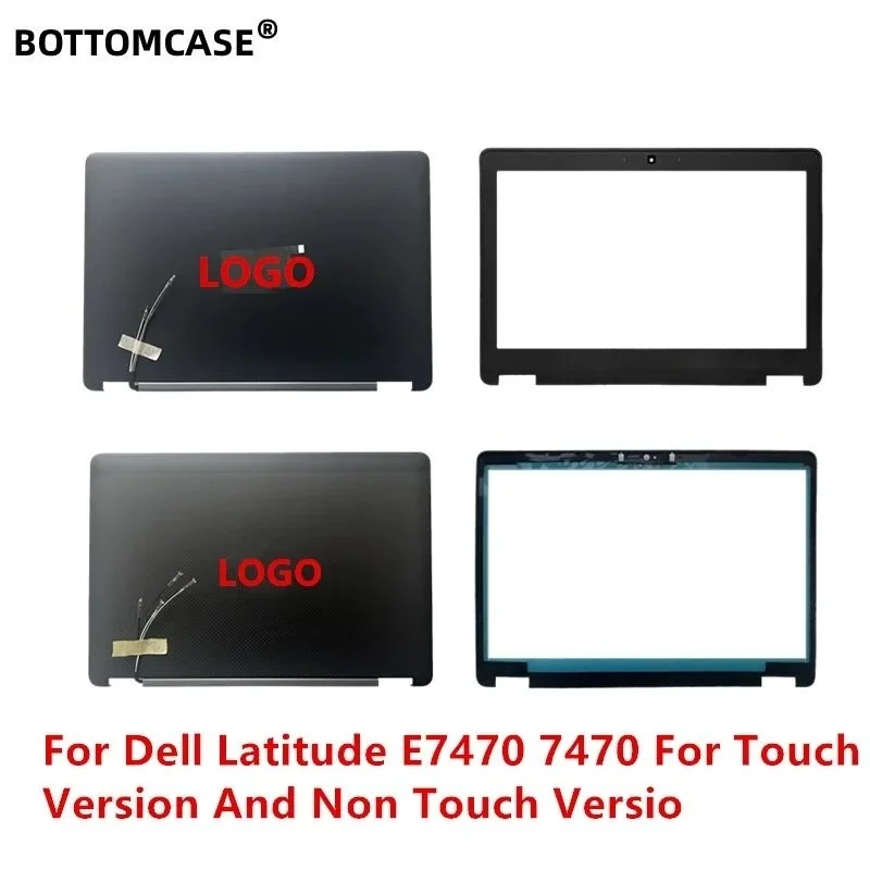 New For Dell Latitude E7470 7470 LCD Back Cover Front Bezel Case For Touch version and non touch version