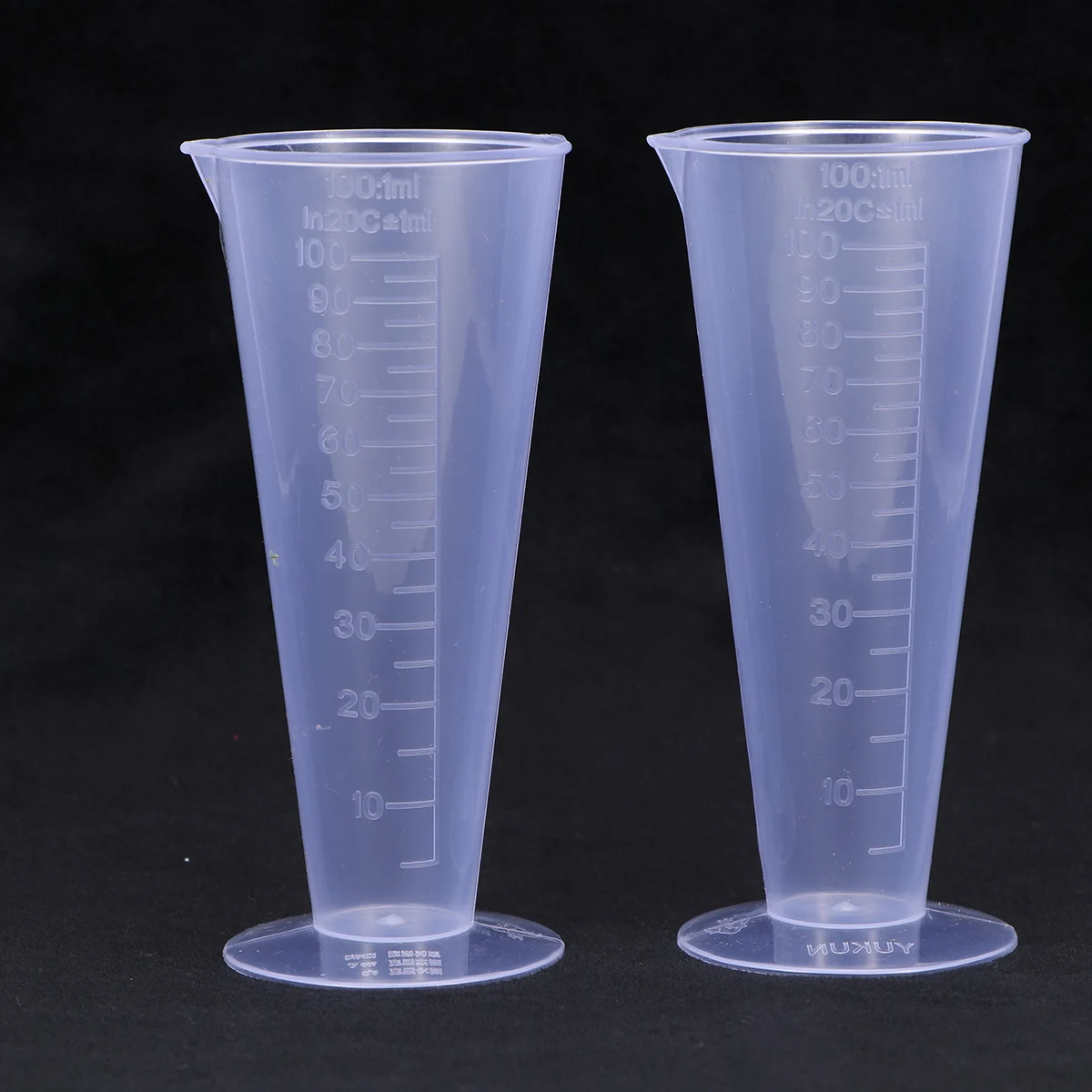 

2pcs Plastic Multi Purpose Kitchen Measuring Use Graduated Plastic Measuring Cup Scale Scale Cups Cups