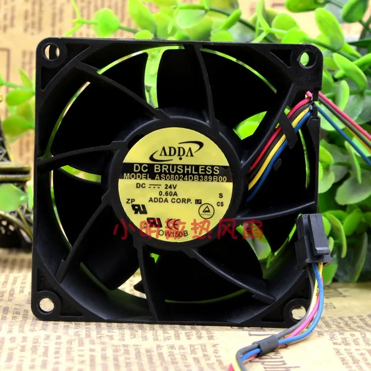 

AS08024DB389B00 8038 24V 0.60A R COOLING FAN 8CM