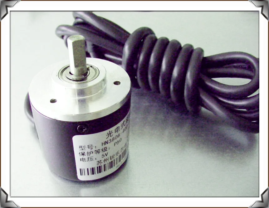 Zero Profit Promotion Photoelectric Rotary Encoder 360/400/500/600 Line/Pulse A B Phase Feeding Coupling