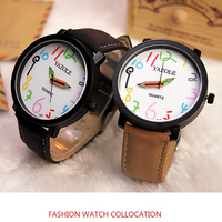 YAZOLE Creactive Pencil Pointer Quartz Watch for Kids Boys Girls Leather Belt Fashion Sport Children's Watch montre enfant