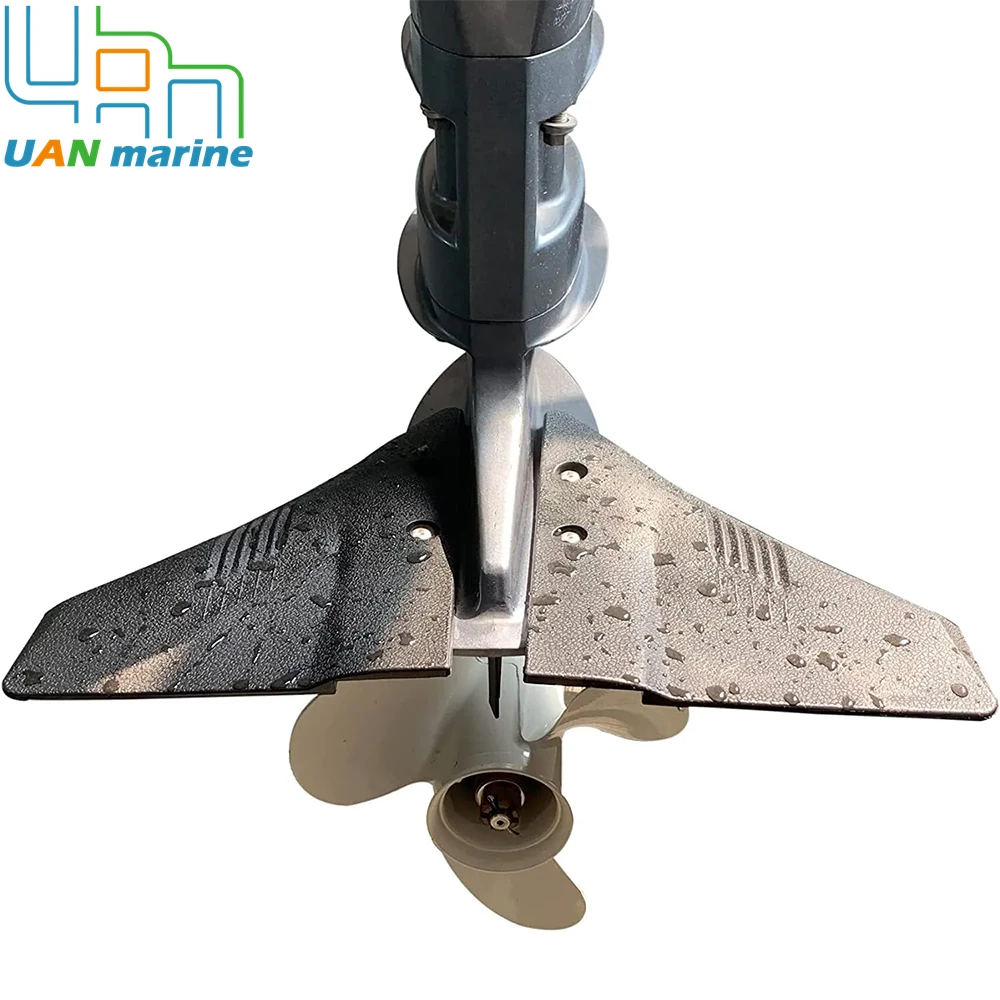 Pour moteur hors-bord marin double aileron Dorsal aile piqûre rayon hydroptère stabilisateur 5 HP-150 HP HD150 stabilisateur Outdrive