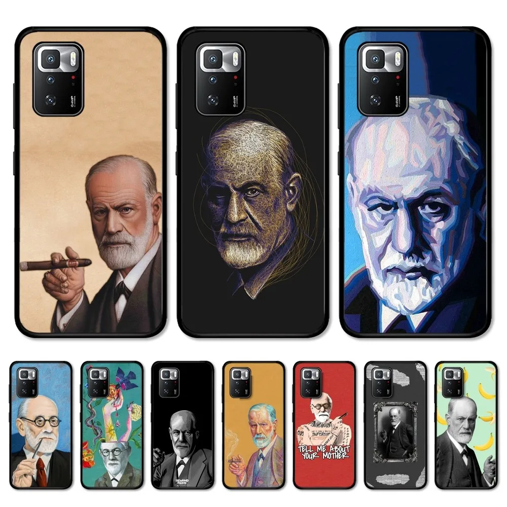 Sigmund psychoanalysis Freud Phone Case For Redmi 5 6 7 8 9 10 plus pro 6 7 8 9 A GO K20 K30 K40 pro plus F3 Fundas