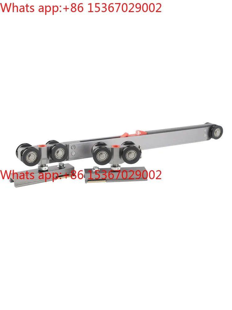 

Hidden pocket door slide rail Solid wood aluminum frame door Cushioning sliding door rail Hardware accessories