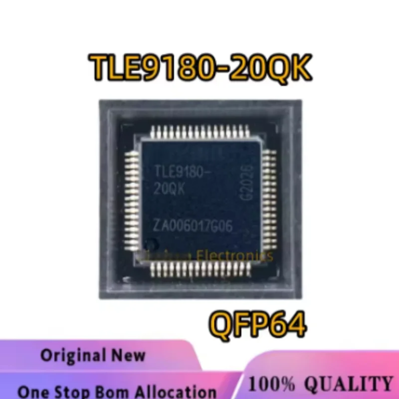 1pcs/lot New Original TLE9180-20QK TLE9180 QFP64 TLE9180-21QK for 48V Generator Computer Board Vulnerable Power Chip