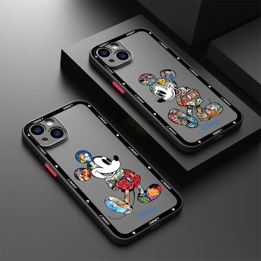 Disney Mickey Mouse Phone case for iPhone 16 13 12 15 14 11 Plus Pro ProMax 13 12 Mini X XS XS Max XR 7 8 SE case