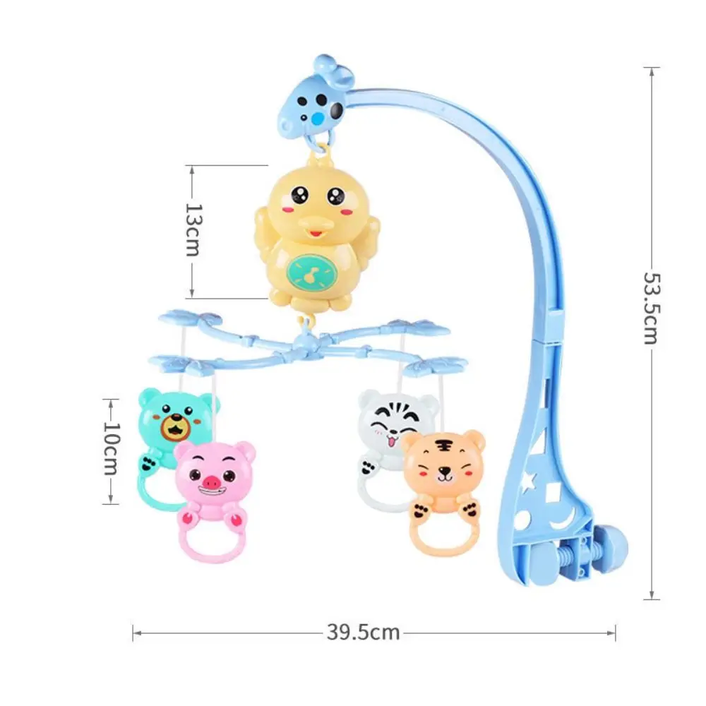 Sensorial 360 °   Campana giratoria para cuna de bebé, colgante de dibujos animados para dormir relajante, juguetes musicales, cama de bebé de plástico colgante o 0-12 meses