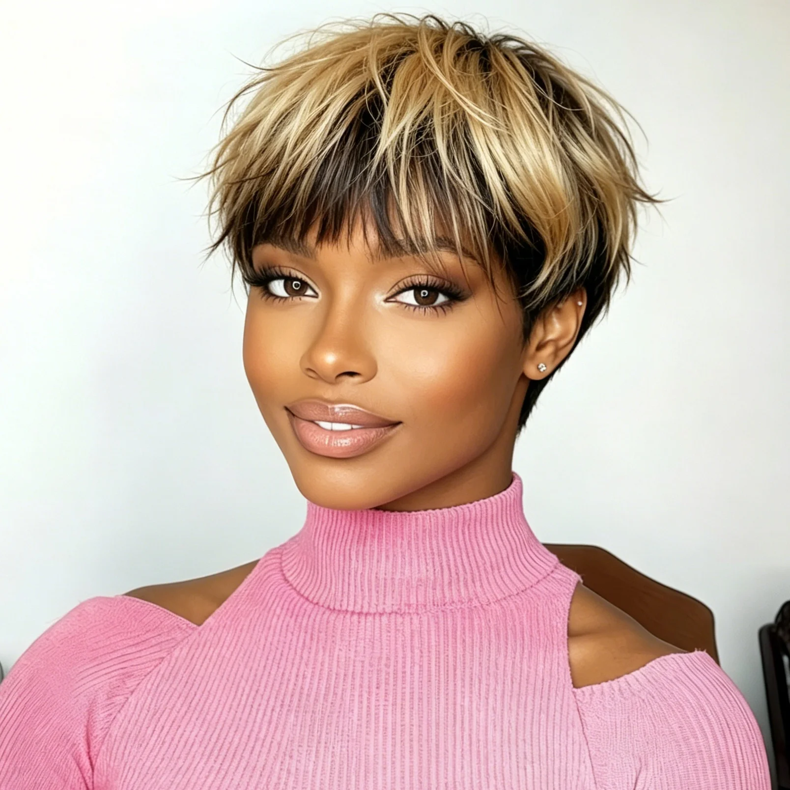 Pixie Cut Wig Human Hair Short Pixie Cut Wigs for Women for Daily Use Full Machine Made Wig For Women