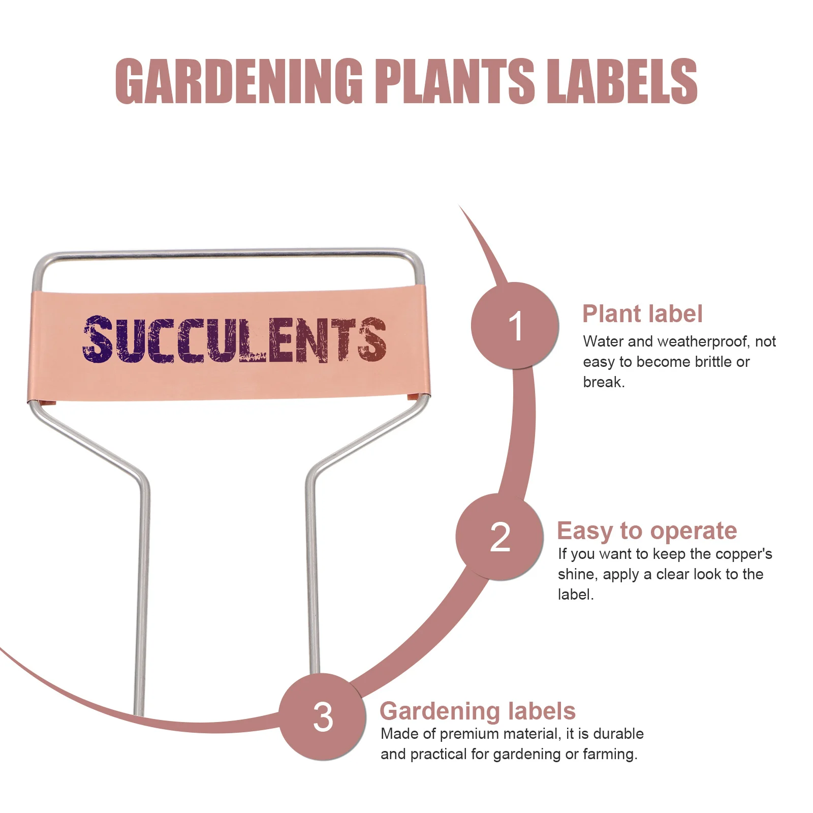 

15Pcs Garden Plant Labels Rustproof Metal Plant Tags with Wide Writing Surface for Farming Gardening Nursery Flowerpot Signage