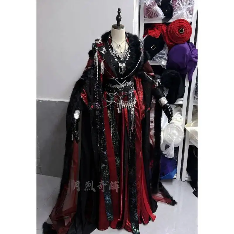 أزياء الكبار بدلة الهالوين أنيمي مجموعة كاملة تيان غوان تشي فو هوا تشنغ شبح الملك 2.0 طبعة رائعة تأثيري القديمة #2