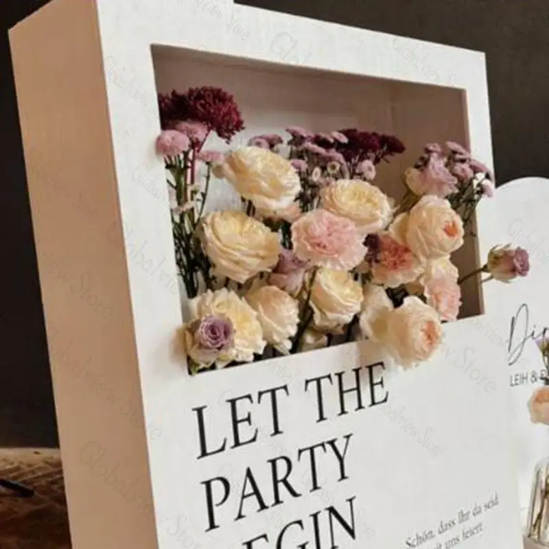Blumen kasten Willkommen schild Schaum brett leere Blumen kasten Willkommen beschilderung für Hochzeit Geburtstags feier Baby party Jubiläums dekor – Detail 9