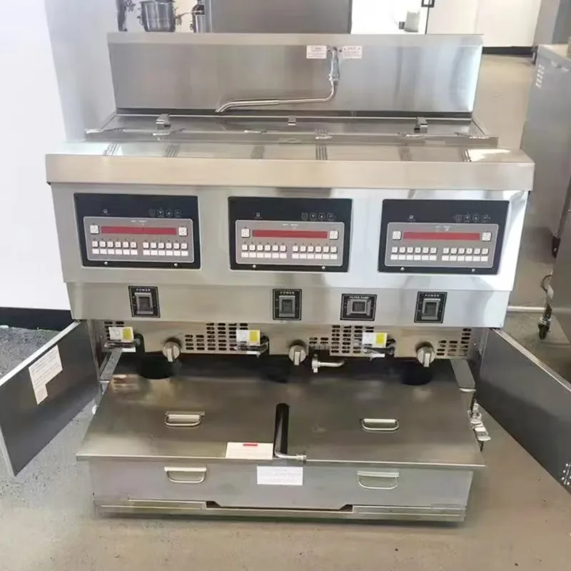 Premium commercial stainless steel 75L electric fryer for French fries and chicken fryer