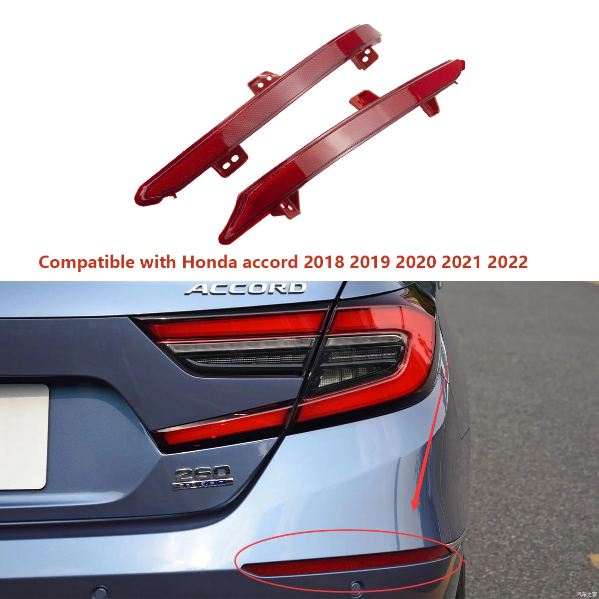 1 Pair Rear Bumper …