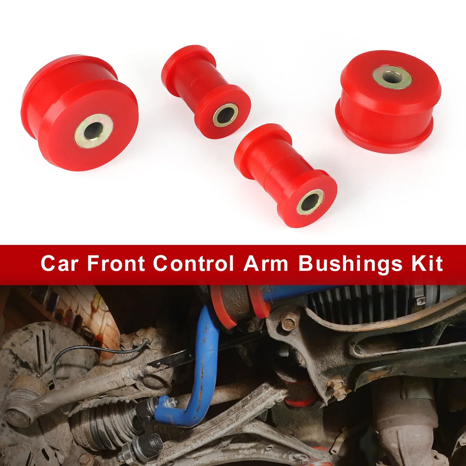 

Car Front Control Arm Bushings Kit CNSPEED Car Accessories 22-202 For VW Beetle MK4 Golf/Jetta MK2 MK3 MK4 85-06 Polyurethane