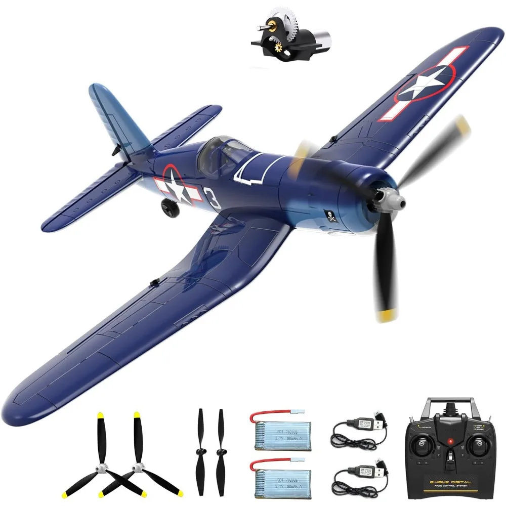 성인 조종사를 위한 3가지 모드와 XPilot 안정화 기능을 갖춘 4채널 원격 제어 F4U 코르세어 비행기